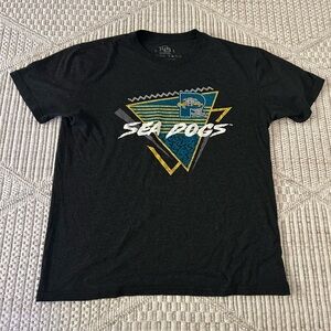 Portland Sea Dogs Black Graphic T-Shirt